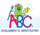 Cartoon octopus with toothbrush and dental tools beside "ABC Children's Dentistry" text.