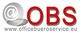 Logo mit "@OBS" in Rot, darunter "www.officebueroservice.eu" in Grau.