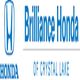 Honda logo with "Brilliance Honda of Crystal Lake" text in blue.