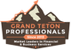 Logo of Grand Teton Professionals with mountains and financial chart, established in 2013.