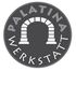 Logo mit rundem Design, steinernem Torbogen und der Aufschrift "PALATINA WERKSTATT".