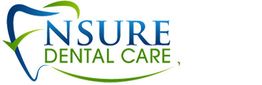 Logo for Ensure Dental Care with a tooth outline.