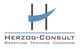 Logo von Herzog-Consult mit Text: "Beratung Training Coaching" und blauem Halbkreis.