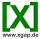 Grünes Logo mit großem "X" und URL "www.xgap.de".