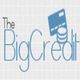 Logo with text "The Big Credit" featuring a credit card and coins graphic.