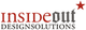 Logo mit Schriftzug "inside out DESIGN SOLUTIONS" und einem roten Stern.
