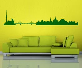 Wandtattoo Skyline Dresden