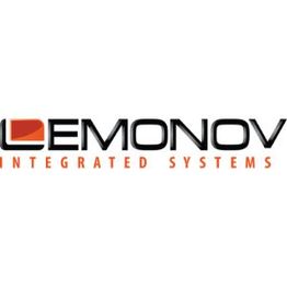Logo reading "LEMONOV INTEGRATED SYSTEMS" with black and orange text.
