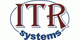 Logo mit Schriftzug "ITR systems" in rot und blau, umgeben von einem ovalen Rahmen.