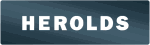 Button mit der Aufschrift "HEROLDS" in weißen Buchstaben auf dunkelblauem Hintergrund.