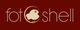 Logo mit der Aufschrift "fotoshell" in Rot und Beige, mit stilisiertem Fisch im "O".