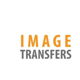 "Image Transfers text in orange and grey on a white background."