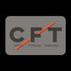Logo with "CFT" and "Core Fitness Training" text, featuring a red diagonal slash on a gray background.