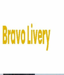 Text "Bravo Livery" in bold yellow font on a white background.