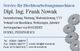 Visitenkarte von Dipl. Ing. Frank Nowak, spezialisiert auf Maschinenservice und -verkauf.