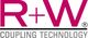 Logo von R+W mit der Aufschrift "Coupling Technology" in Rot und Grau.