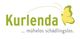 Logo mit grüner Schrift "Kurlenda" und gelbem Schmetterling, Text: "... mühelos schädlingslos."