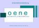 Präsentationstitel: Unternehmensberatung "OENE" mit Namen Ali Erkan & Partner darunter.