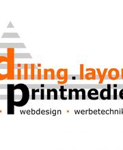 dilling.layout - printmedien Logo