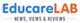 EducareLAB logo with the tagline: "News, Views & Reviews" in blue and orange text.