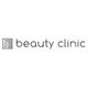 Logo mit einem stilisierten Körper im Quadrat und dem Text "beauty clinic" daneben.