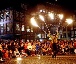 Flambal Olek - Feuershow Festival Hildesheim