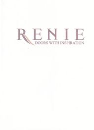 Logo mit Text "RENIE" und Slogan "Doors with Inspiration" auf weißem Hintergrund.