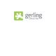 Das Logo von Gerling Consulting mit grünem Symbol links und grauem Text rechts.