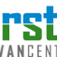 Logo van Karsten Caravancentrum met zon, weg en caravanmotief.