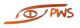 Logo mit einem stilisierten Auge und den Buchstaben "PWS" in Orange.