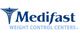 Medifast logo with caduceus symbol, text: "Weight Control Centers."
