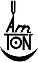 Stilisiertes Logo mit dem Wort "AmTON" und einem Halbkreis darunter, das wie ein Lächeln wirkt.