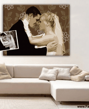 Portrait vom Foto im Pop-Art Stil