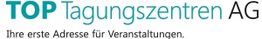 Logo mit Text: "TOP Tagungszentren AG - Ihre erste Adresse für Veranstaltungen."