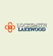 Locksmith Lakewood logo with orange keyhole symbol on a light background.