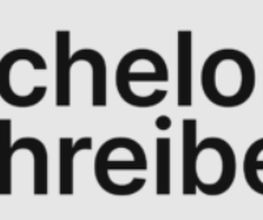 Bachelorarbeit Schreiben Logo
