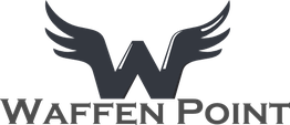 Logo mit einem stilisierten "W" und Flügeln, darunter der Text "WAFFEN POINT".