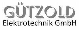 Logo mit Text: "Gützold Elektrotechnik GmbH" in modernem Schriftstil.