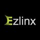"Ezlinx logo with a stylized green 'E' on a black background."