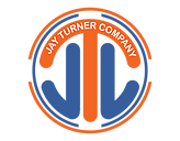 Orange and blue "T" logo with text "Jay Turner Company" at the top.