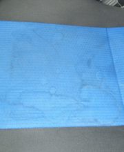 Autositz vor der Reinigung