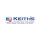 Keith's Heating & Air Conditioning logo with slogan: "Don't Sweat The Heat, Call Keith".