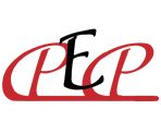 Logo mit roten Buchstaben "PEP" und einem schwarzen "E" in der Mitte.