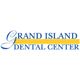 Grand Island Dental Center logo with blue and yellow text.