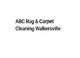Text: "ABC Rug & Carpet Cleaning Walkersville" on a white background.