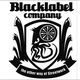 Schwarz-weißes Logo mit Text "Blacklabel Company, The Other Way of Streetwork", stilisiertes Design.
