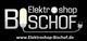 Logo von Elektroshop Bischof mit Glühbirne als "B" und Stecker als "F". Webseite: elektroshop-bischof.de