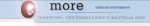 Logo mit Text: "more" und "transport und ihre rechtliche rahmenbedingungen".
