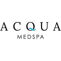 Logo of Acqua Medspa with a wave design inside the letter "Q".