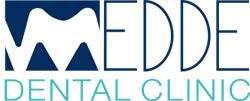 Logo di Medde Dental Clinic con grafica stilizzata dei denti.